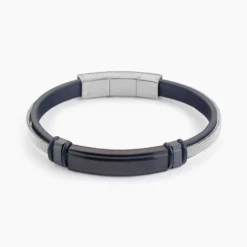 Bracelet Cuir De Vache Noir