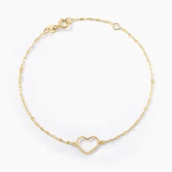 Bracelet Cuore Or Jaune