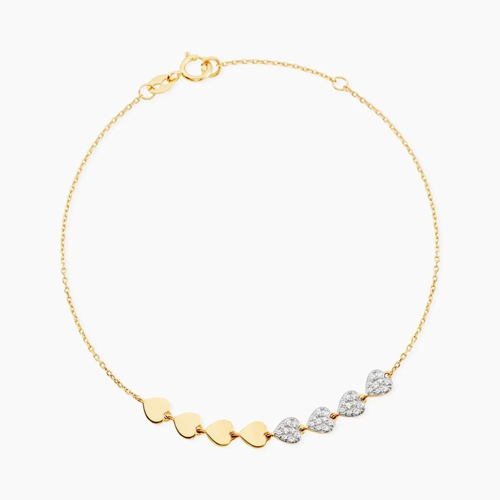 Bracelet Dagmar Or Jaune Oxyde De Zirconium