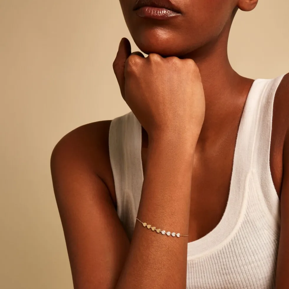 Bracelet Dagmar Or Jaune Oxyde De Zirconium