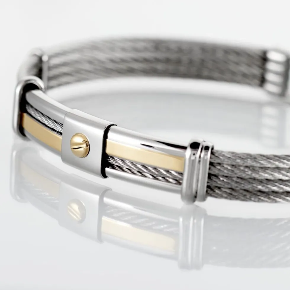 Bracelet Davilia Or Acier Bicolore