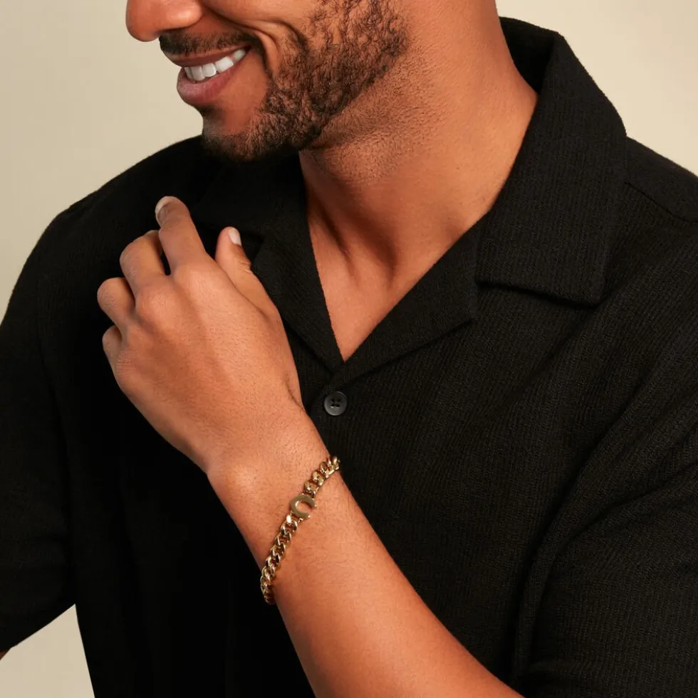 Bracelet Devy Acier Jaune