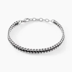 Bracelet Dilhan Acier Blanc