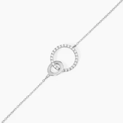 Bracelet Dita Argent Blanc Oxyde De Zirconium