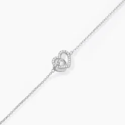 Bracelet Donatiane Argent Blanc Oxyde De Zirconium