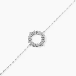 Bracelet Doretta Argent Blanc Oxyde De Zirconium