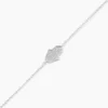 Bracelet Dorothea Argent Blanc Oxyde De Zirconium