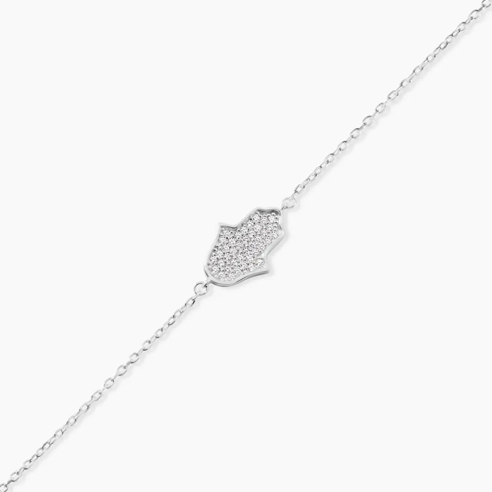 Bracelet Dorothea Argent Blanc Oxyde De Zirconium