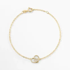 Bracelet Duilio Or Jaune Oxyde De Zirconium