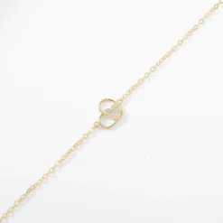Bracelet Duilio Or Jaune Oxyde De Zirconium