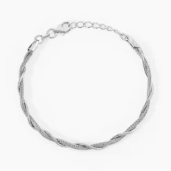 Bracelet Edlineae Argent Blanc
