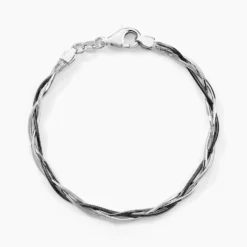 Bracelet Eira Argent Bicolore