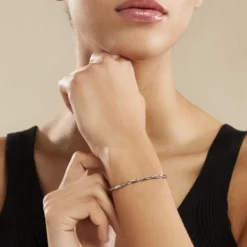 Bracelet Eira Argent Blanc