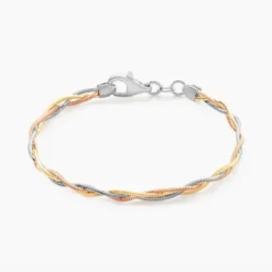 Bracelet Eira Argent Tricolore