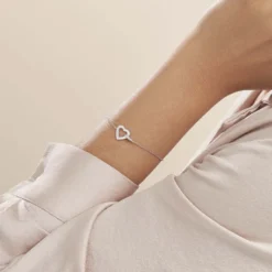 Bracelet Elanda Argent Blanc Oxyde De Zirconium