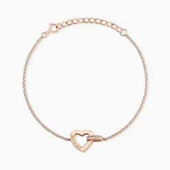 Bracelet Elanda Argent Rose Oxyde De Zirconium