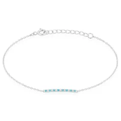 Bracelet Elga Argent Blanc Oxyde De Zirconium