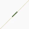 Bracelet Emaria Or Jaune Emeraude