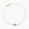 Bracelet Emotion Or Jaune Emeraude Diamant