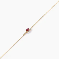 Bracelet Emotion Or Jaune Rubis Diamant