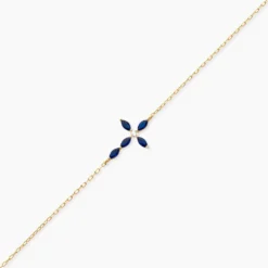 Bracelet Eser Or Jaune Oxyde De Zirconium