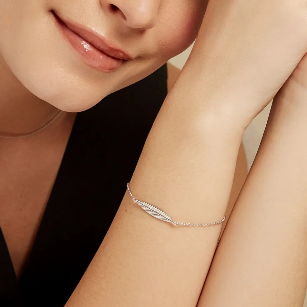 Bracelet Etta Argent Blanc