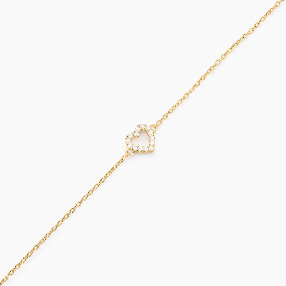 Bracelet Eufemia Or Jaune Oxyde De Zirconium