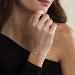 Bracelet Euriell Argent Blanc