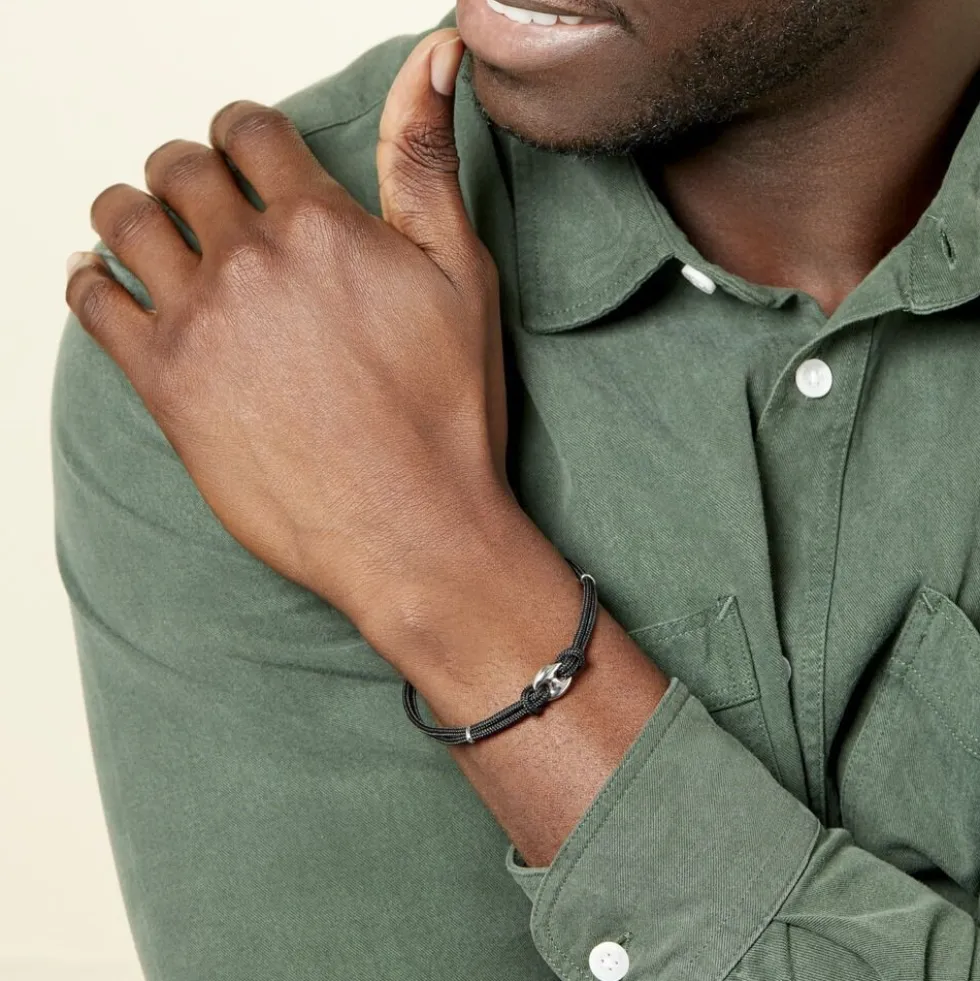 Bracelet Fabrice Acier Blanc