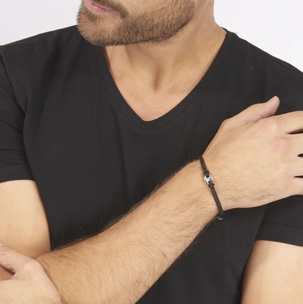 Bracelet Fabrice Acier Blanc