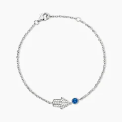 Bracelet Fidelma Argent Blanc Spinelle Oxyde De Zirconium