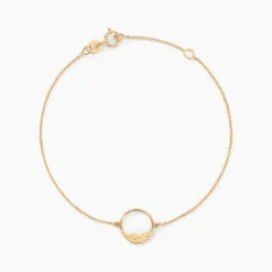 Bracelet Foliel Or Jaune