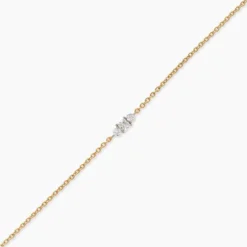 Bracelet Georgia Plaqué Or Jaune Oxyde De Zirconium