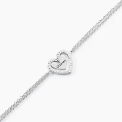 Bracelet Gloria Argent Blanc Oxyde De Zirconium