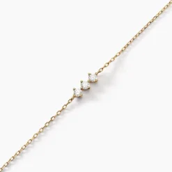 Bracelet Graziano Or Jaune Diamant Synthétique