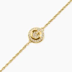 Bracelet Guess G Crystal Acier Jaune Oxyde De Zirconium