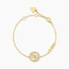 Bracelet Guess Life In 4G Acier Jaune Oxyde De Zirconium
