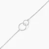 Bracelet Havana Argent Blanc