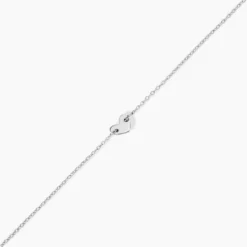 Bracelet Hearten Argent Blanc