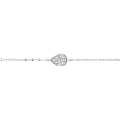 Bracelet Hiram Argent Blanc Oxyde De Zirconium