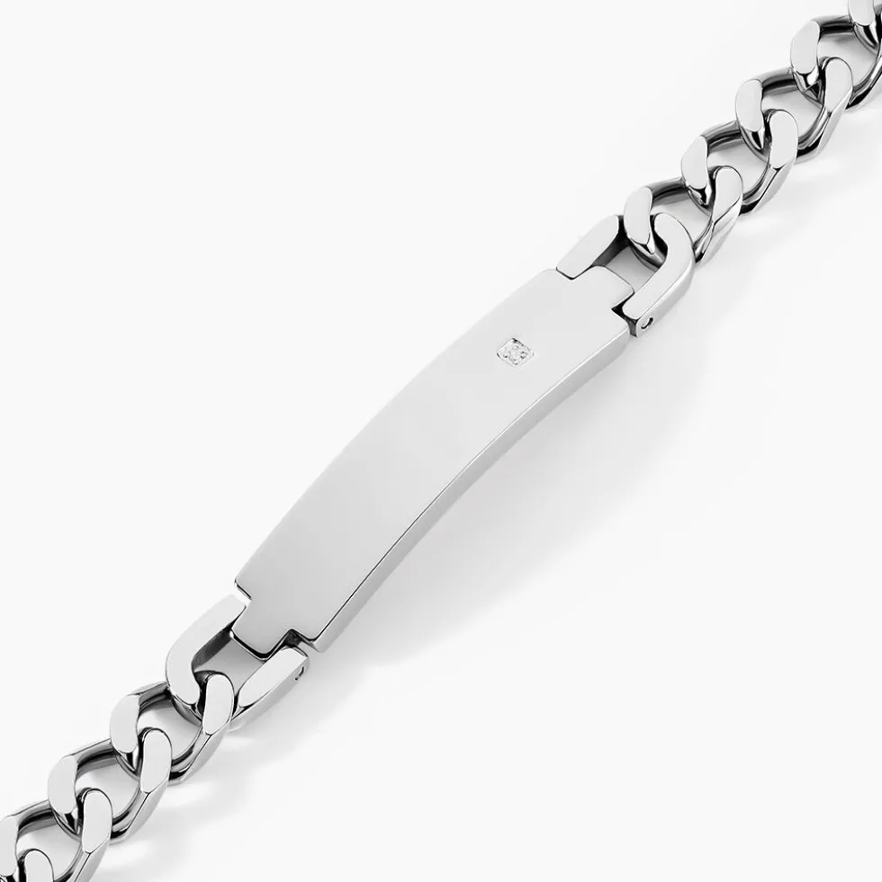 Bracelet Hugo Acier Blanc
