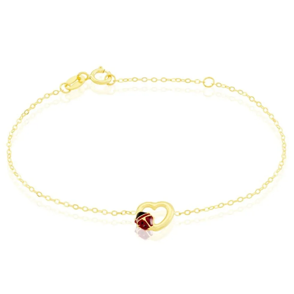 Bracelet Hydrangee Or Jaune