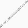 Bracelet Identité Anilo Argent Blanc
