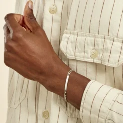 Bracelet Identité Argent Blanc Vila