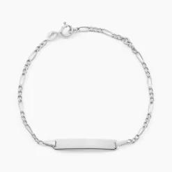 Bracelet Identité Bebe Bartolomee Or Blanc