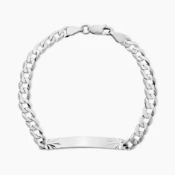 Bracelet Identité Casper Argent Blanc