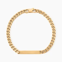 Bracelet Identité Clement Plaqué Or Jaune