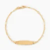 Bracelet Identité Eowyn Maille Fantaisie Or Jaune