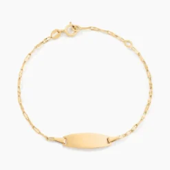 Bracelet Identité Eowyn Maille Fantaisie Or Jaune