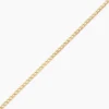 Bracelet Identité Etheline Maille Gourmette Or Jaune